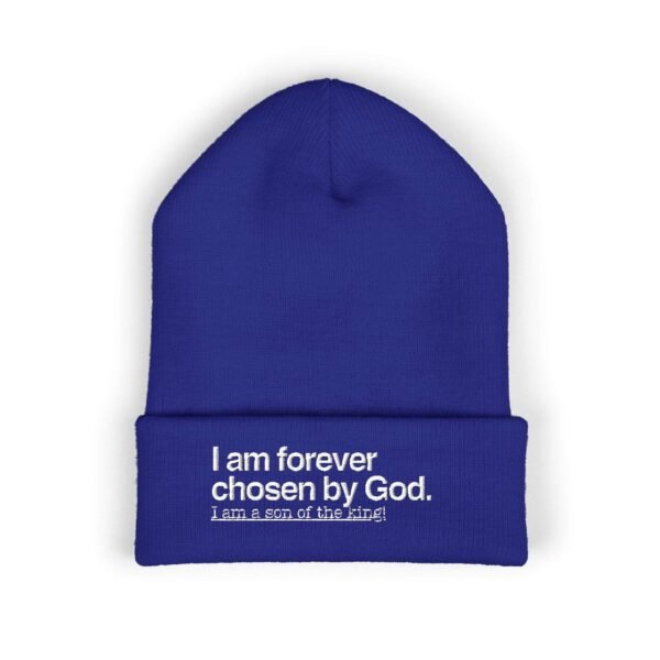 I am a Son of The King Beanie, Men Christian Embroidered Beanie, Men’s Cuffed Beanie, Unique Christian Gifts for Him
