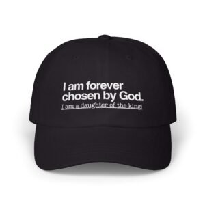 Women Christian Hats for Any Outfit – I Am Chosen by God Embroidered Hat | Cool Christian Hat Gifts Ideas