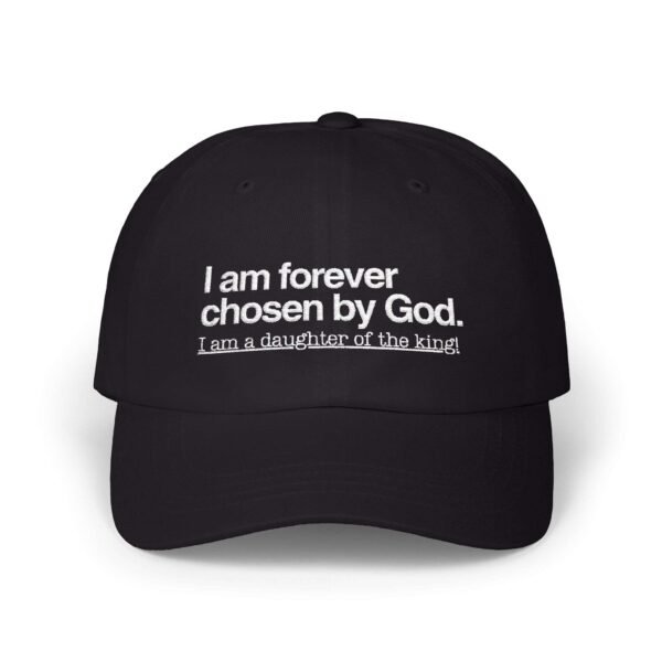 Women Christian Hats for Any Outfit – I Am Chosen by God Embroidered Hat | Cool Christian Hat Gifts Ideas