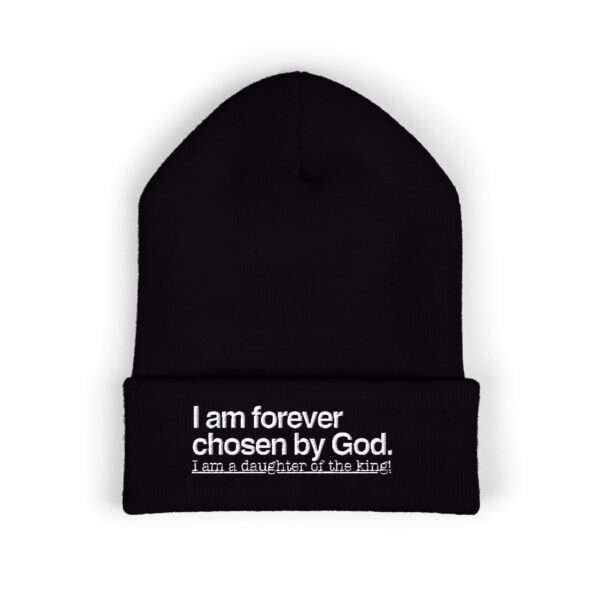 Christian Beanie Hats for Women – I Am Chosen By God | I Am a Daughter of the King | Religious Beanie