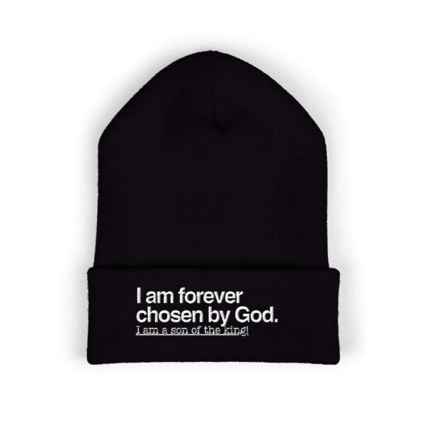 I am a Son of The King Beanie, Men Christian Embroidered Beanie, Men’s Cuffed Beanie, Unique Christian Gifts for Him