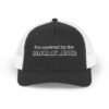 5935610429240464882_2048.jpeg Christian Trucker Hats Ladies: Covered by the Blood of Jesus — Religious Snapback Cap, Christian Snapback Cap for Women