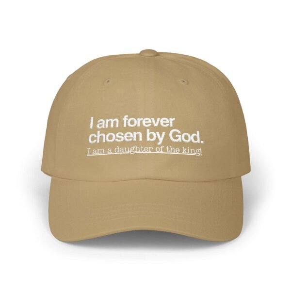 Women Christian Hats for Any Outfit – I Am Chosen by God Embroidered Hat | Cool Christian Hat Gifts Ideas
