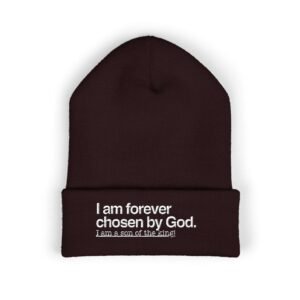 I am a Son of The King Beanie, Men Christian Embroidered Beanie, Men’s Cuffed Beanie, Unique Christian Gifts for Him