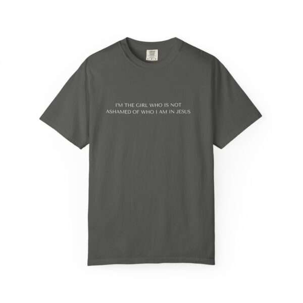 10139359339851004685_2048.jpeg Christian tees for women, Religious ideas for T-Shirt gift, Christian Statement T-Shirt — "I’m the Girl Who Is Not Ashamed of Who I Am in Jesus"