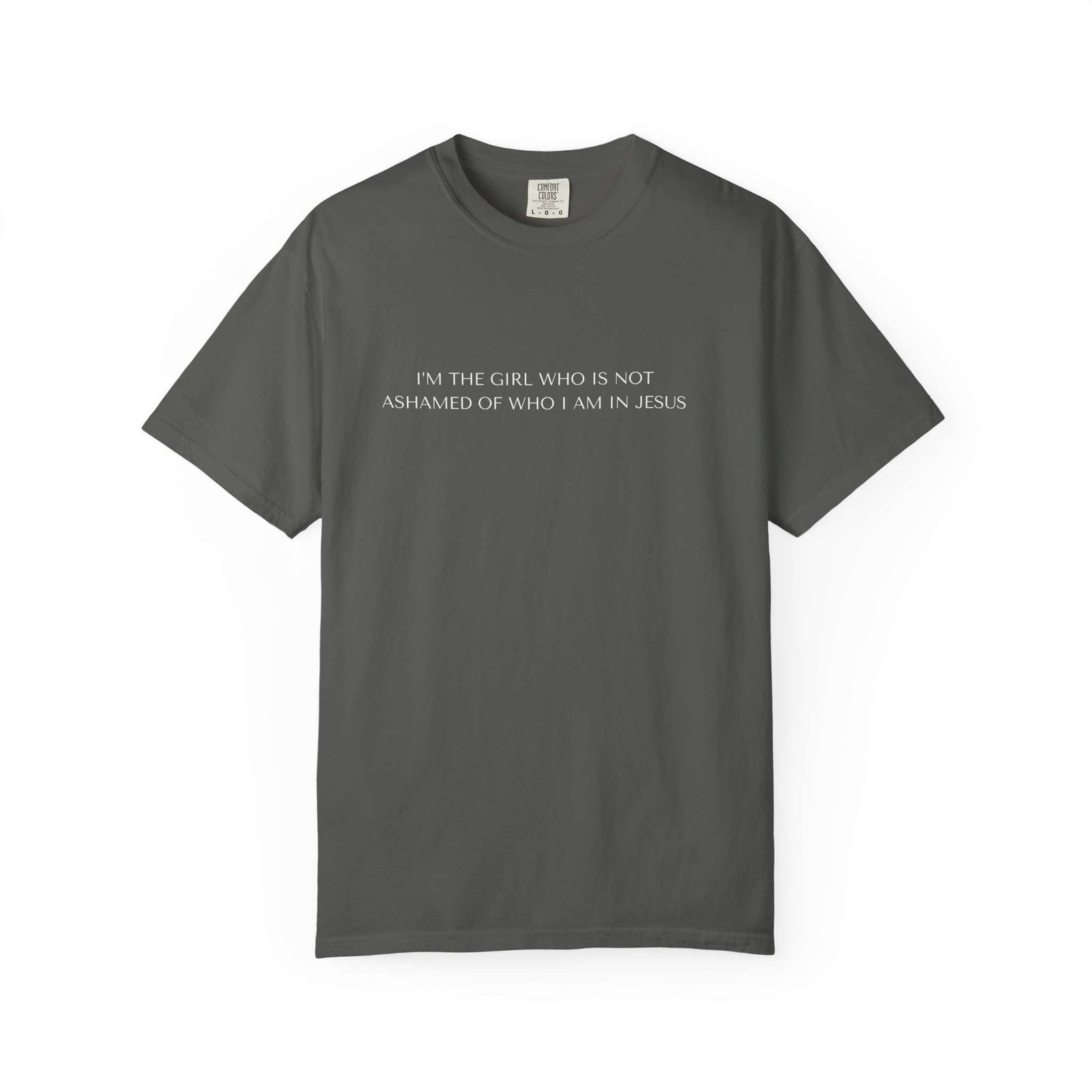 Christian tees for women, Religious ideas for T-Shirt gift, Christian Statement T-Shirt — "I’m the Girl Who Is Not Ashamed of Who I Am in Jesus" - Image 4