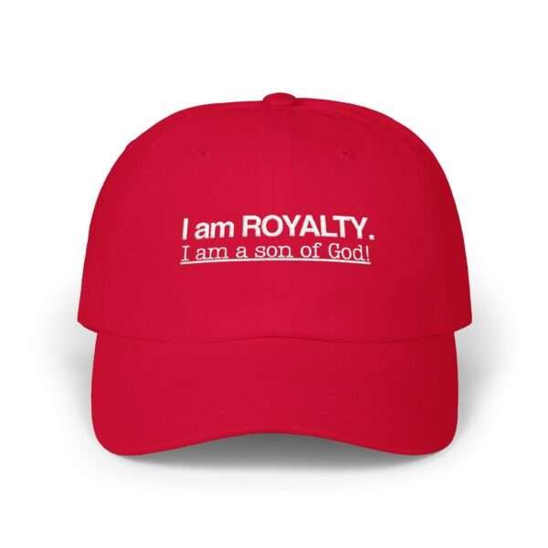 15419575879144907850_2048.jpeg Christian Dad Caps Inspiration, Embroidered Faith Hat for Men 'I am ROYALTY. I am a son of God' – Christian Faith Baseball Hat
