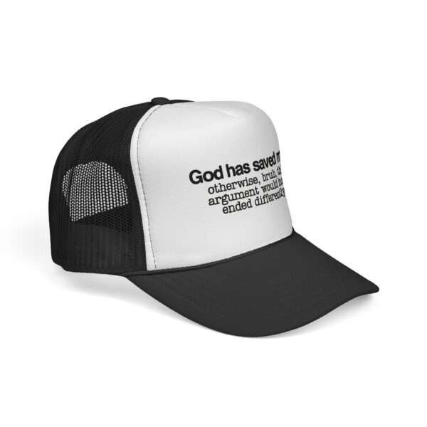 16916653357753907111_2048.jpeg Christ Made Trucker Hats – God Has Saved Me, Faith-Based Gifts for Him, Religious Trucker Caps for Christian Men