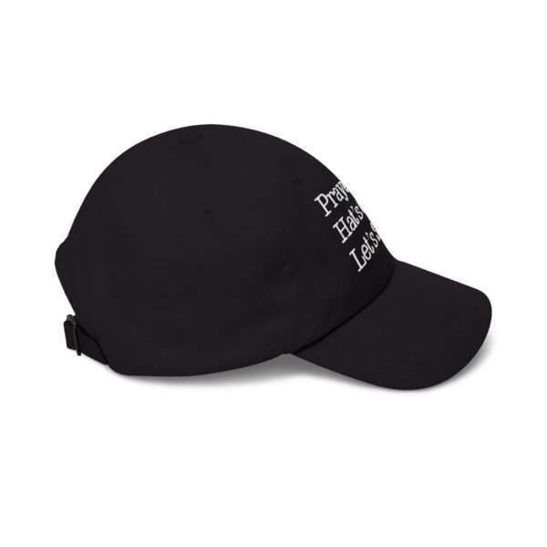 17772122333055152117_2048.jpeg Dad Hat Dad: "Prayed Up. Hat’s On. Let’s Step." Embroidered Christian Baseball Hat for Men