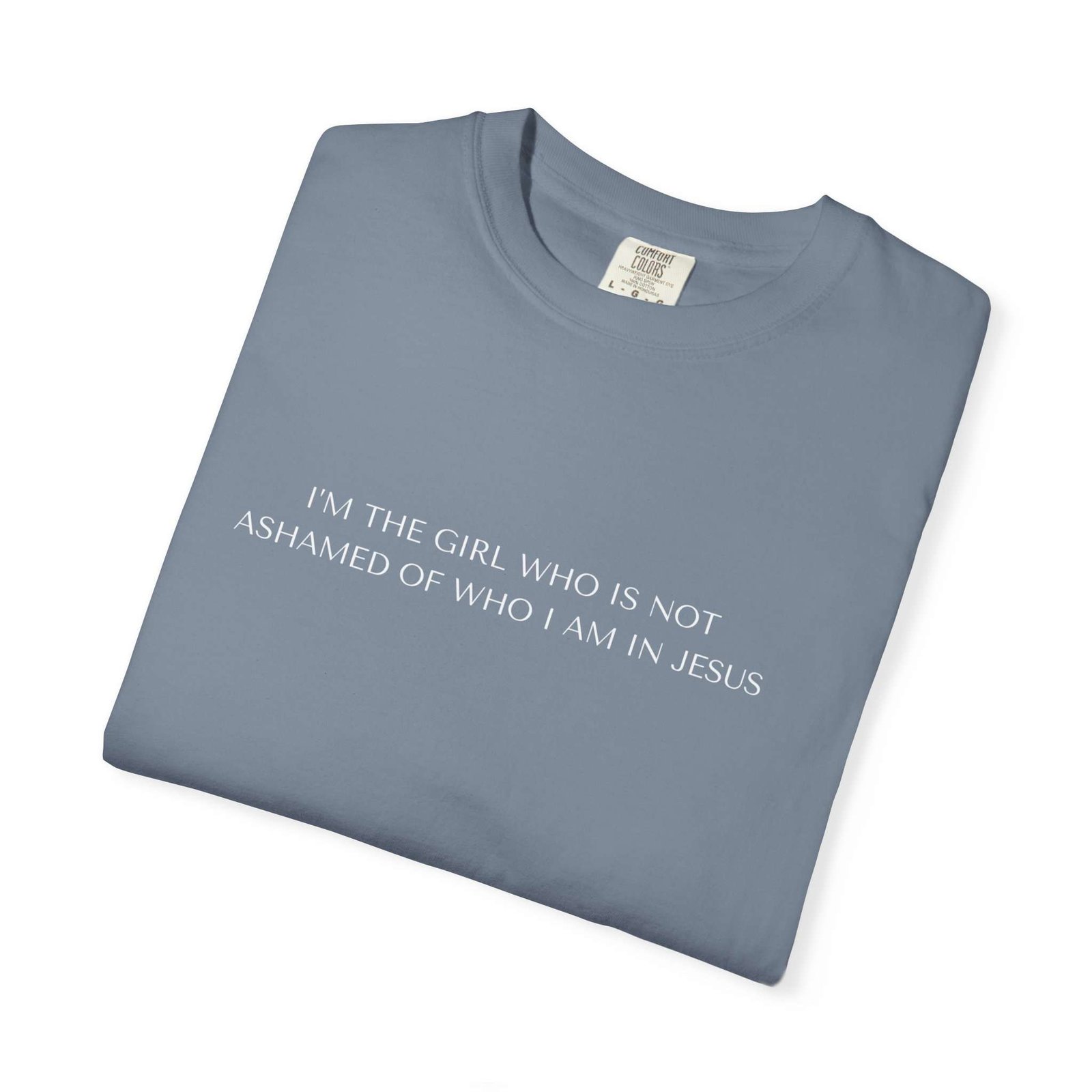 Christian tees for women, Religious ideas for T-Shirt gift, Christian Statement T-Shirt — "I’m the Girl Who Is Not Ashamed of Who I Am in Jesus" - Image 5