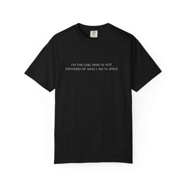 3108256631319661562_2048.jpeg Christian tees for women, Religious ideas for T-Shirt gift, Christian Statement T-Shirt — "I’m the Girl Who Is Not Ashamed of Who I Am in Jesus"