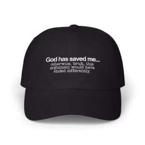 Funny Christian Dad Hat – Classic Embroidered Dad Cap, Christian Hat Gift Ideas, Funny Jesus Saves Hat