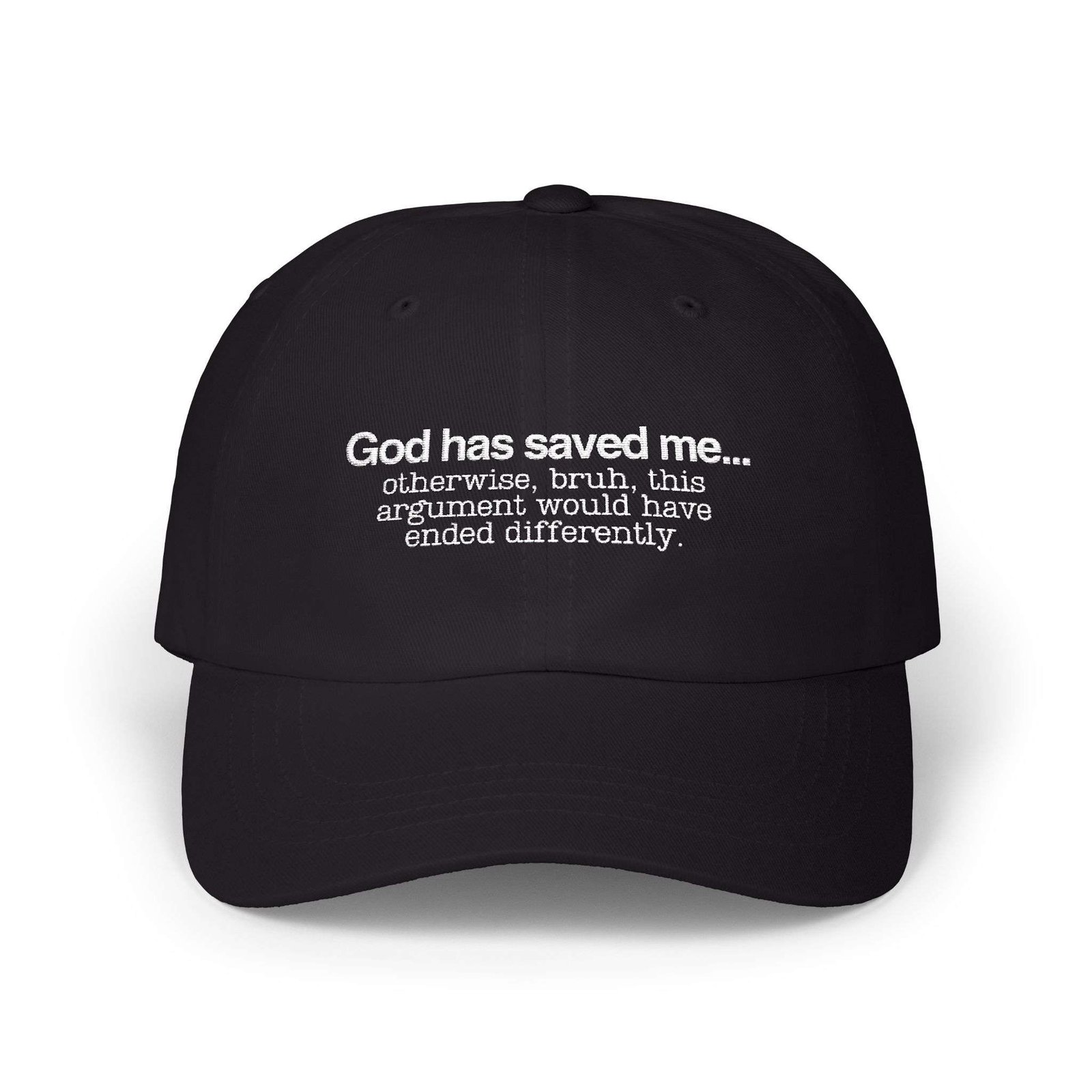 Funny Christian Dad Hat – Classic Embroidered Dad Cap, Christian Hat Gift Ideas, Funny Jesus Saves Hat