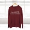 Sweatshirts With Religious Sayings, Christian Message: I Am God’s Heartbeat God’s Heartbeat, Christian Faith Pullover, Christian Gift Ideas Aesthetic, Faith Gift Ideas