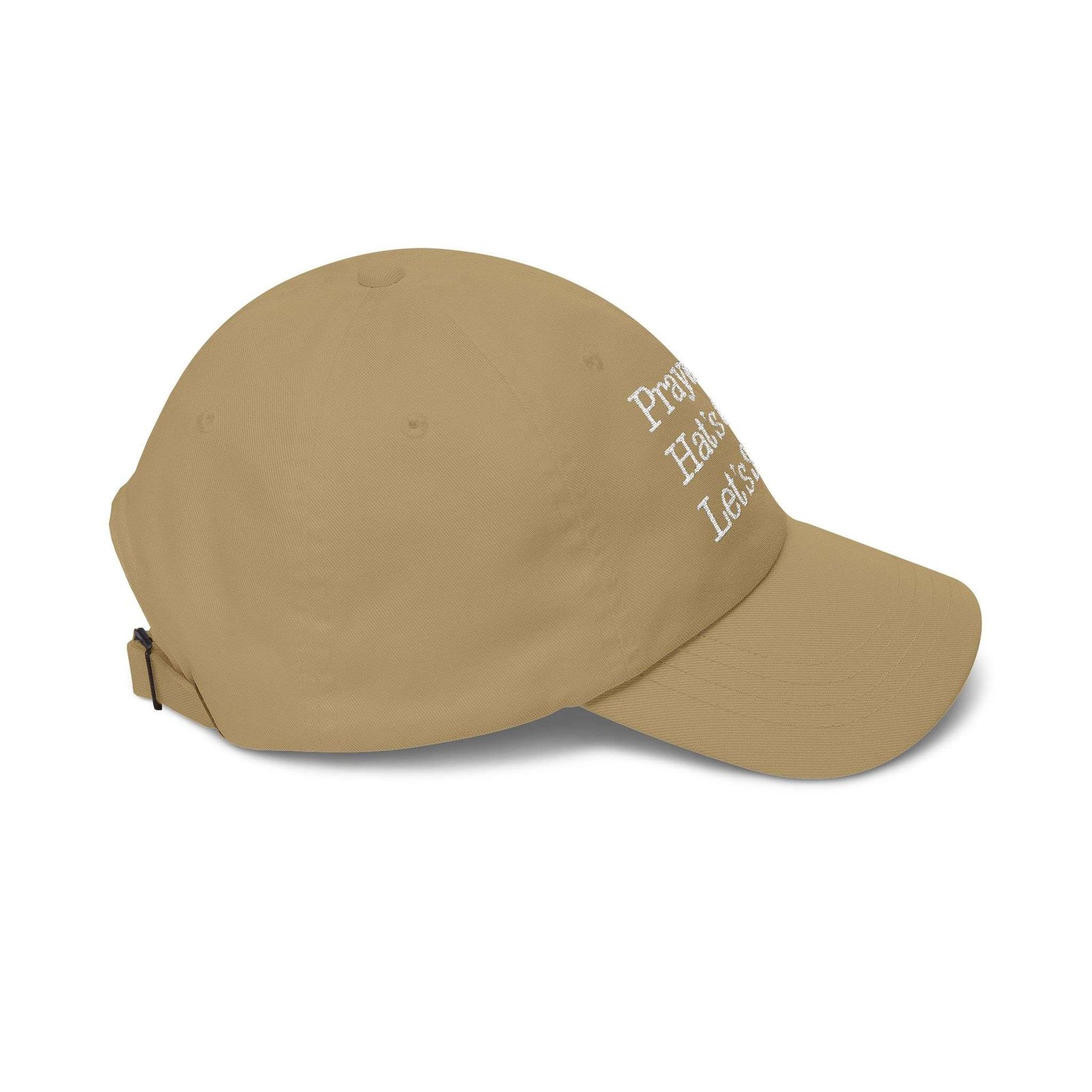 Dad Hat Dad: "Prayed Up. Hat’s On. Let’s Step." Embroidered Christian Baseball Hat for Men - Image 6