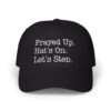 Dad Hat Dad: "Prayed Up. Hat’s On. Let’s Step." Embroidered Christian Baseball Hat for Men