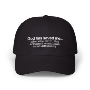 Funny Christian Dad Hat – Classic Embroidered Baseball Cap for Men, Christian Hat Gift Ideas, Funny Jesus Saves Hat