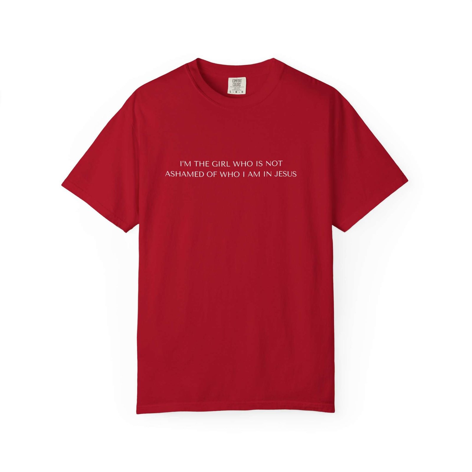 Christian tees for women, Religious ideas for T-Shirt gift, Christian Statement T-Shirt — "I’m the Girl Who Is Not Ashamed of Who I Am in Jesus" - Image 10