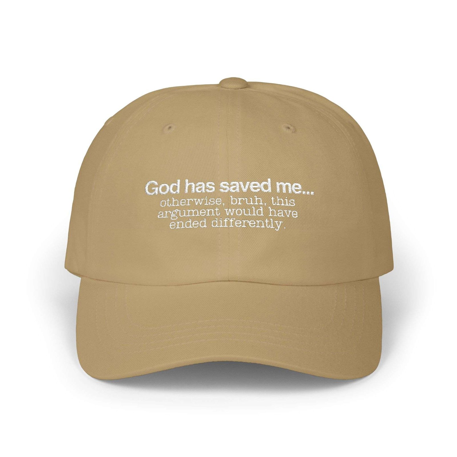 Funny Christian Dad Hat – Classic Embroidered Dad Cap, Christian Hat Gift Ideas, Funny Jesus Saves Hat - Image 4