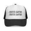Jesus Saves Jesus Saves Trucker Hat — Vintage Mesh Baseball Cap, Stylish Christian Trucker Hat Men, Christian Gift Ideas for Men