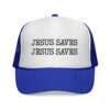 Jesus Saves Jesus Saves Trucker Hat — Vintage Mesh Baseball Cap, Stylish Christian Trucker Hat Men, Christian Gift Ideas for Men