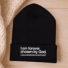 Daughter of the King Beanie, Chosen by God” Women’s Cuffed Beanie – Winter Hat, Faith-Based Gift for Her
