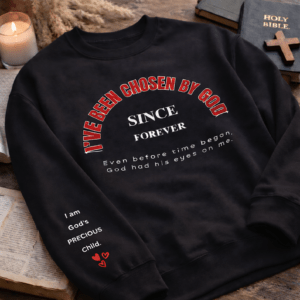 20260111041745-1f0eea47-af30-63ae-9835-ba26c33690f6.png The Chosen by God Hoodie Crewneck Sweatshirt, Christian Design Sweatshirt, Religious Gift Idea, Unisex Pullover for Christians | The Chosen Merch